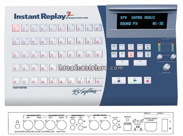 360 Systems DR600 硬盤(pán)錄音機(jī)，即時(shí)播放硬盤(pán)錄音機(jī)