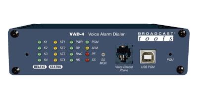 Broadcast Tools VAD-4 語音警報(bào)撥號(hào)器